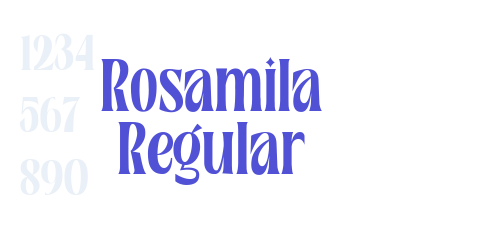 Rosamila Regular-font-download