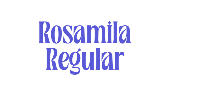 Rosamila Regular Font