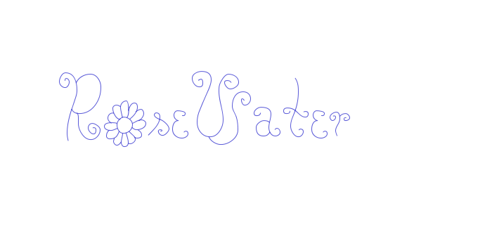 RoseWater Font