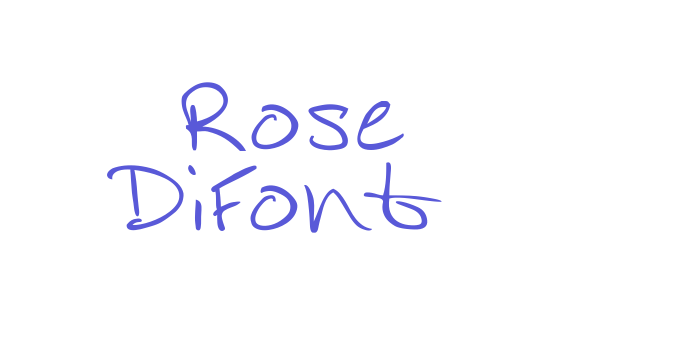 Rose DiFont Font Download