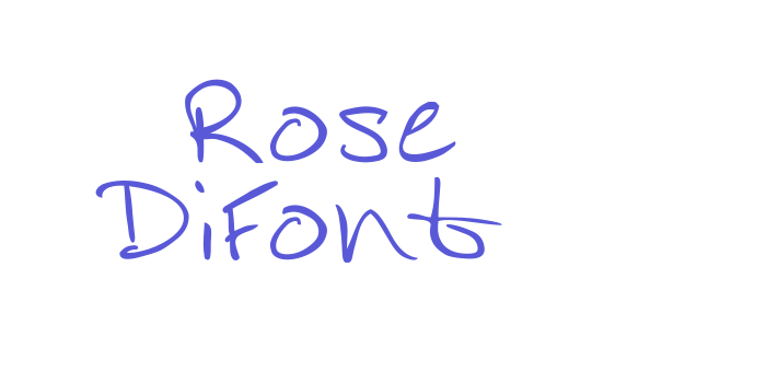 Rose DiFont Font