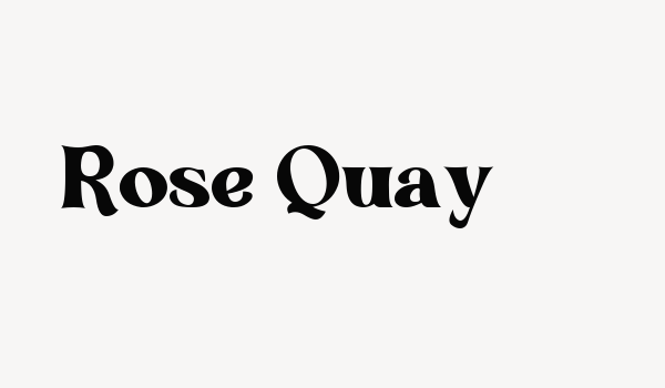 Rose Quay Font