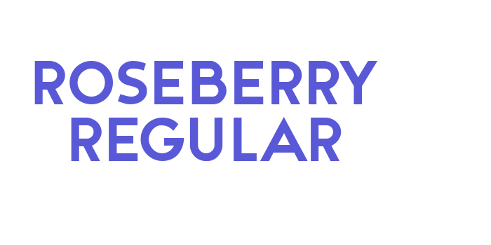 Roseberry Regular Font Download