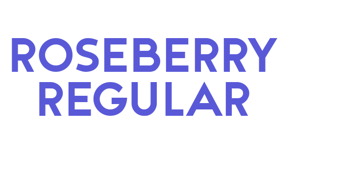 Roseberry Regular Font