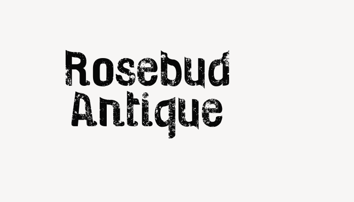 Rosebud Antique font download