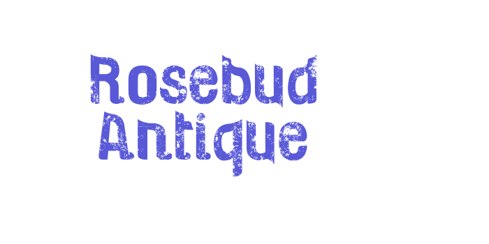 Rosebud Antique Font Download