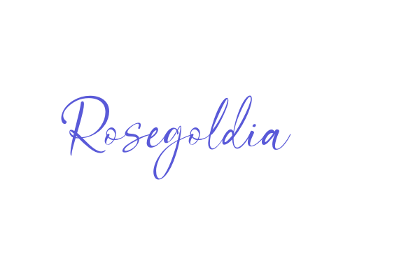 Rosegoldia Font