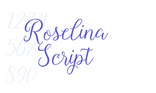 Roselina Script Font