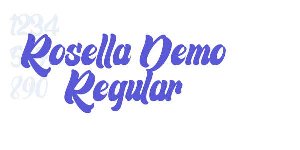 Rosella Demo Regular font