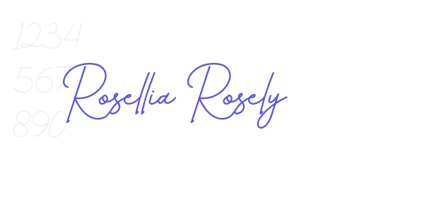 Rosellia Rosely font free