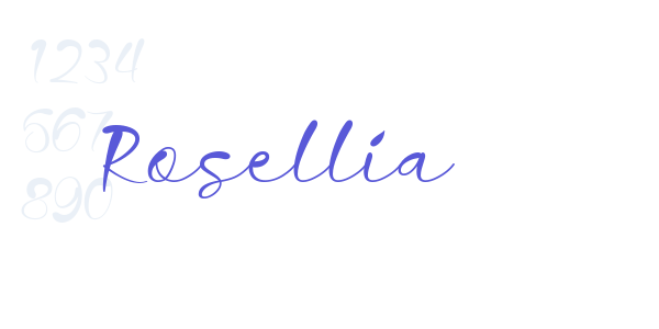 Rosellia font free