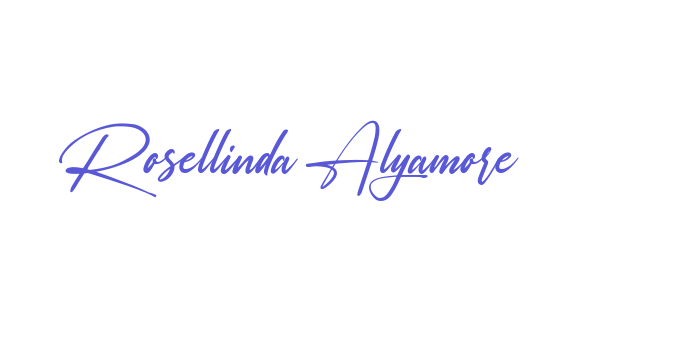 Rosellinda Alyamore Font Download