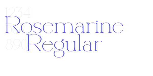 Rosemarine Regular font