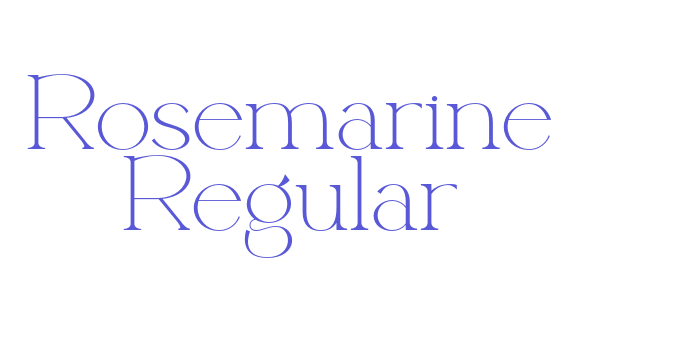 Rosemarine Regular Font Download