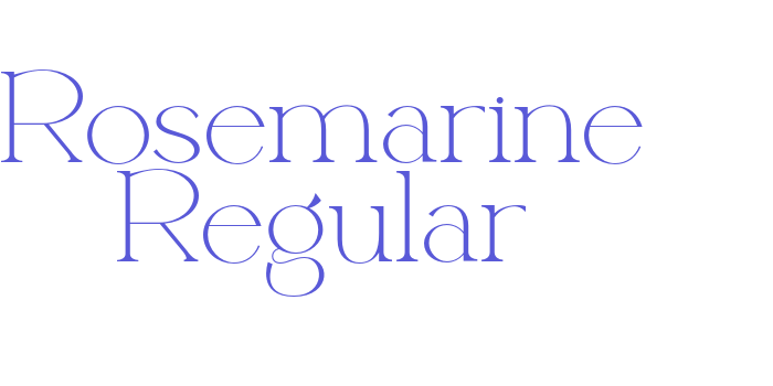 Rosemarine Regular Font