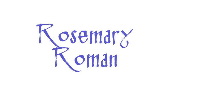 Rosemary Roman Font Download