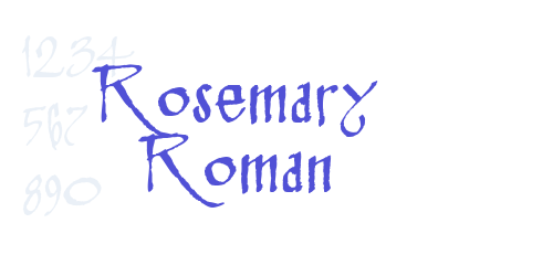 Rosemary Roman-font-download