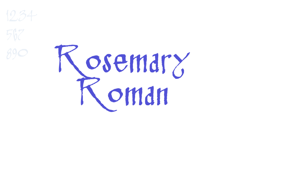 Rosemary Roman-font-download