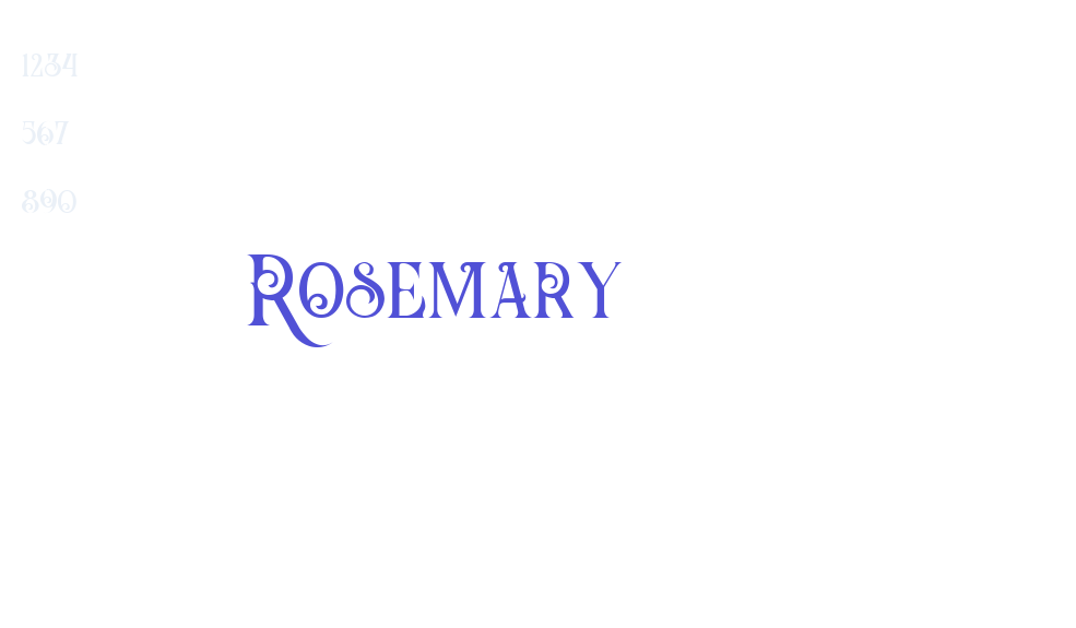 Rosemary-font-download