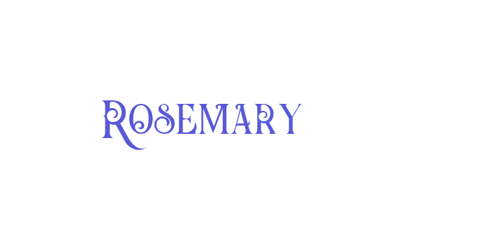 Rosemary Font