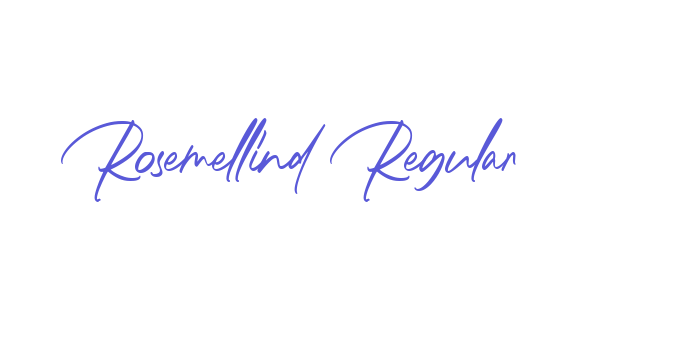 Rosemellind Regular Font