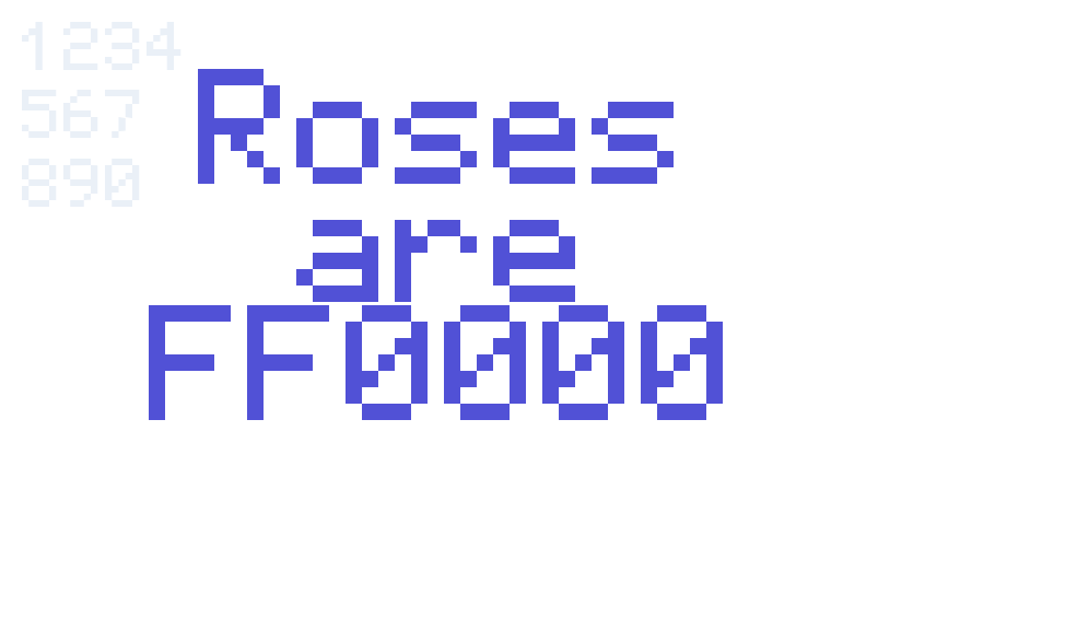 Roses are FF0000-font-download