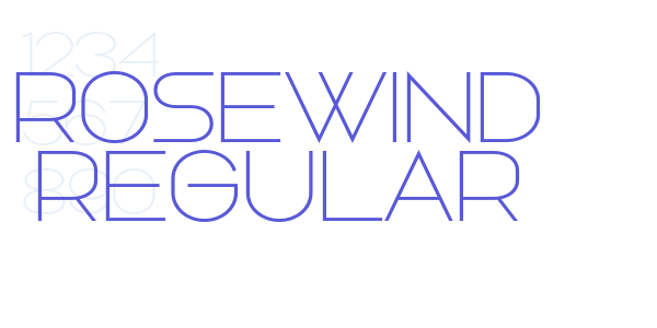 Rosewind Regular font free