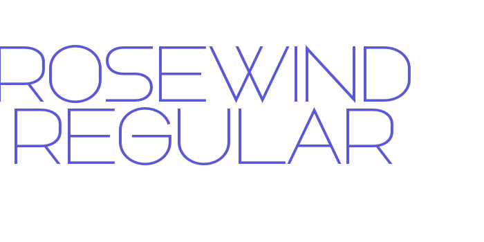 Rosewind Regular Font