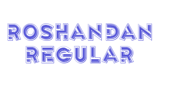 Roshandan Regular font free