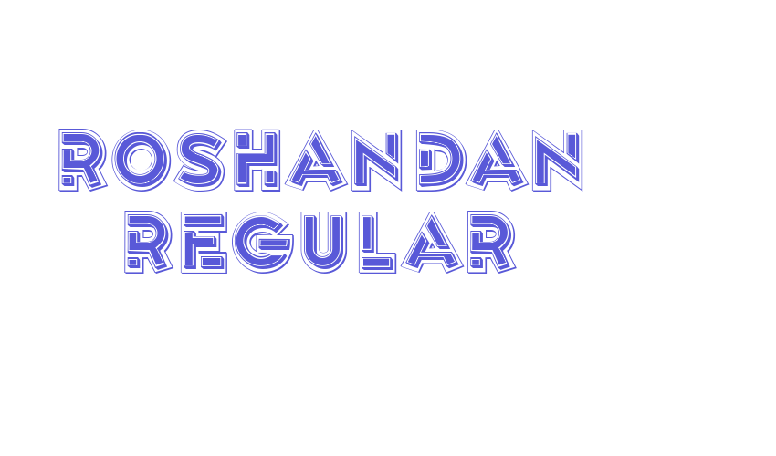 Roshandan Regular Font