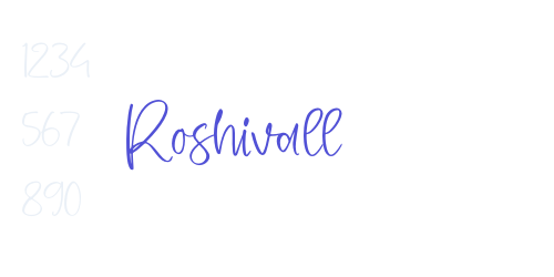 Roshivall-font-download