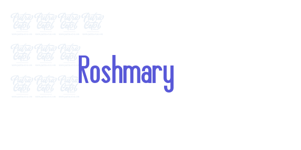 Roshmary font free