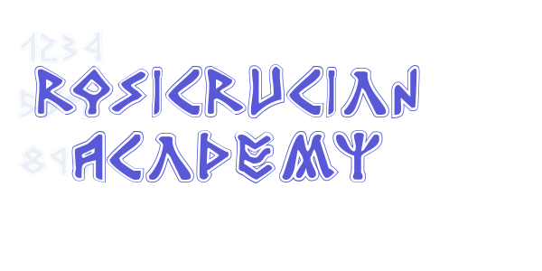 Rosicrucian Academy font free