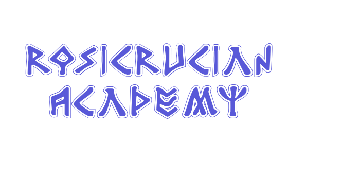 Rosicrucian Academy Font Download