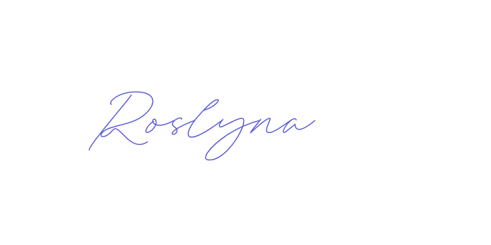 Roslyna Font Download