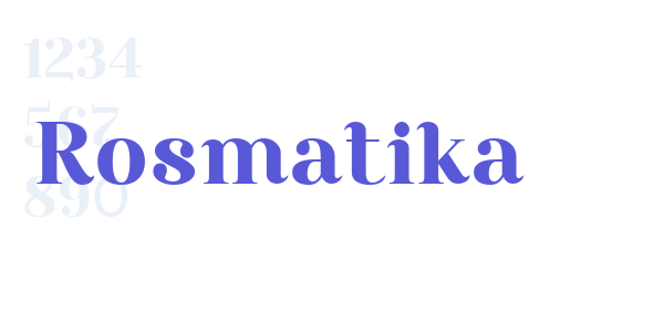 Rosmatika font free