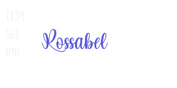 Rossabel font free