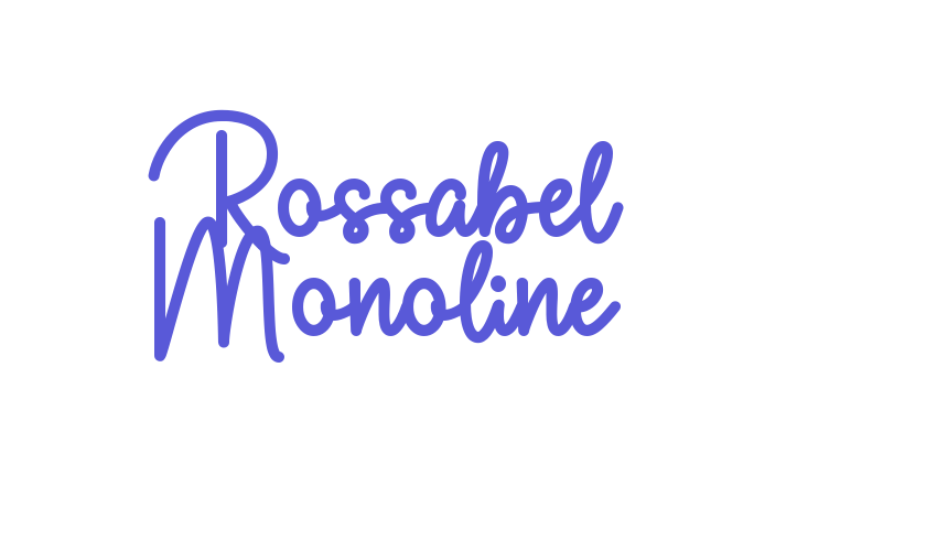 Rossabel Monoline Font Download