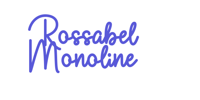 Rossabel Monoline Font Download