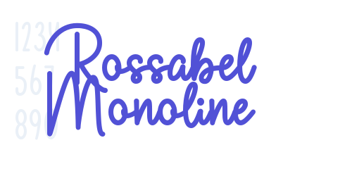 Rossabel Monoline-font-download