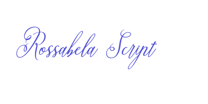 Rossabela Script Font