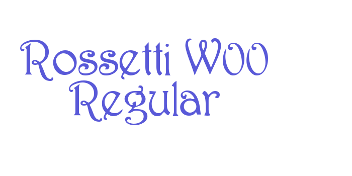 Rossetti W00 Regular Font Download