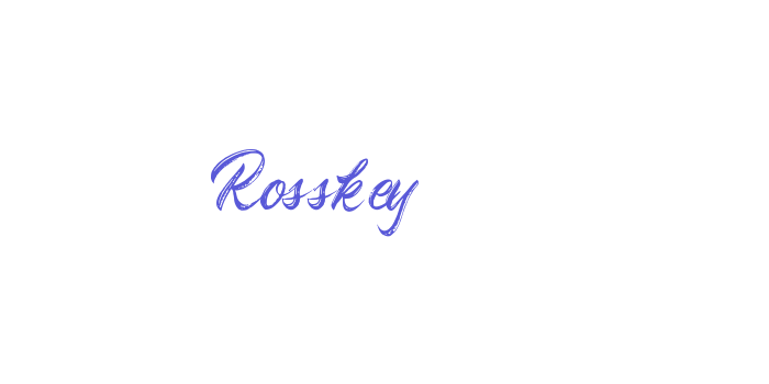 Rosskey Font Download