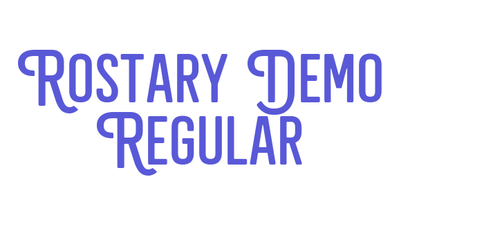 Rostary Demo Regular Font