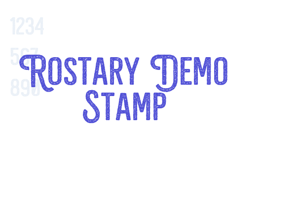 Rostary Demo Stamp