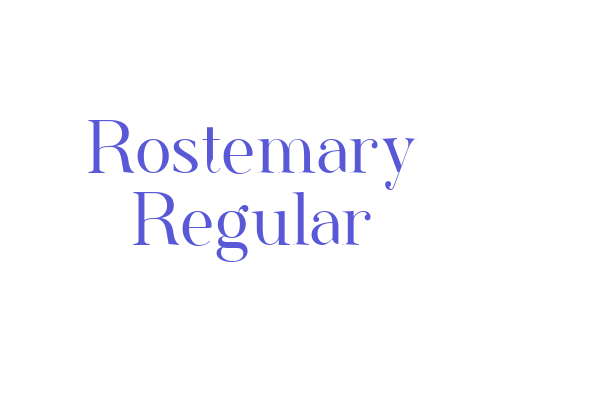 Rostemary Regular Font