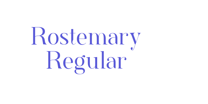 Rostemary Regular Font Download