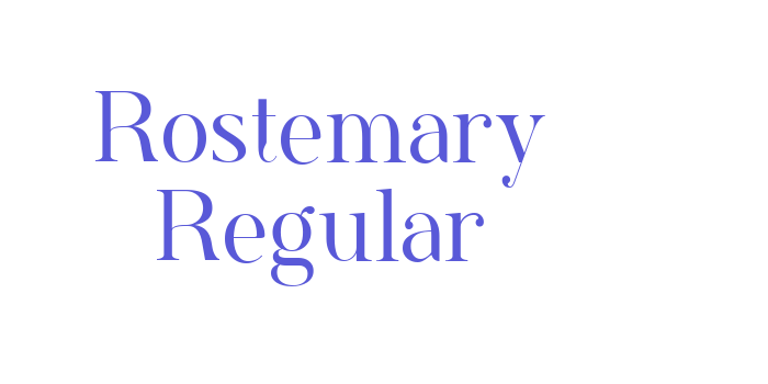 Rostemary Regular Font