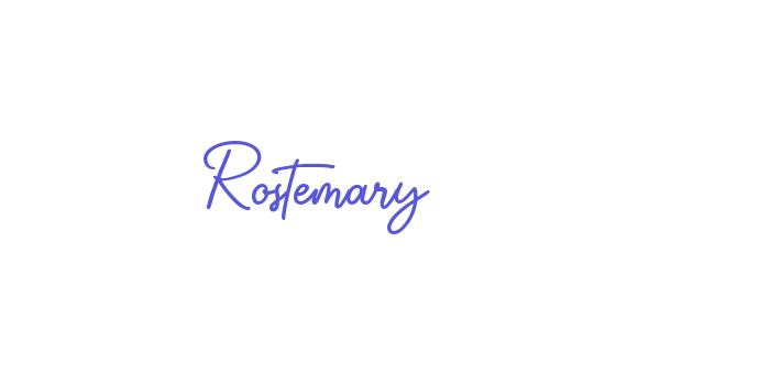 Rostemary Font Download