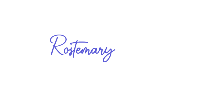 Rostemary Font